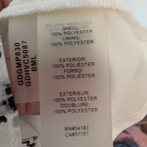 Guess Black and White Pleated Midi Dress for Wedding Guest - Picture 10 of 10